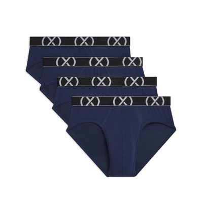 2(X)IST Men's (X) Modal 4-Pack No Show Brief