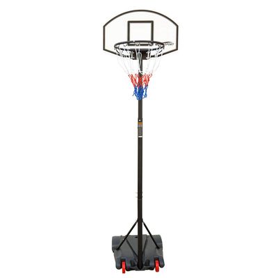 Youth Portable Basketball Hoop Black & White Adjustable Basketball Goal System for Indoor&Outdoor