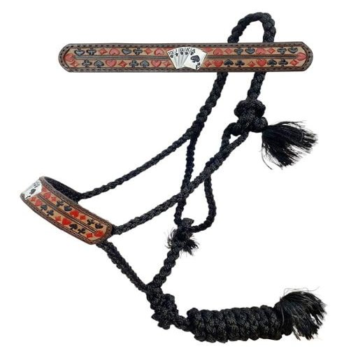 Showman "Royal Flush Woven Nylon Mule Tape Halter