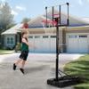 Portable Basketball Hoop & Goal, Outdoor Basketball System with 6.6-10ft Height Adjustment for Youth, Adults view 3