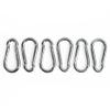 Chinchilla Fire Brigade snap Hooks | Set of 6 80x8 mm | DIN 5299 Stainless | Robust snap Hooks, Key Rings | Ideal for Various Applications | electrogalvanised view 3