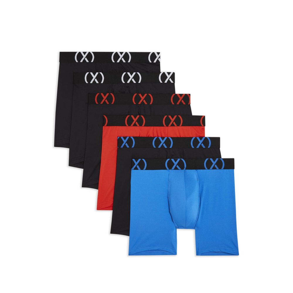2(X)IST Men's (X) Sport 6-Pack Boxer Brief