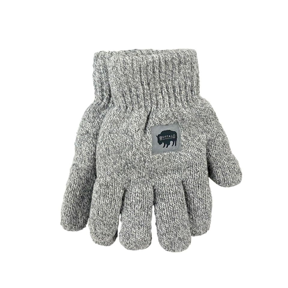 Buffalo Outdoors Workwear Men's Thermal Knit Glove (Marled Grey)