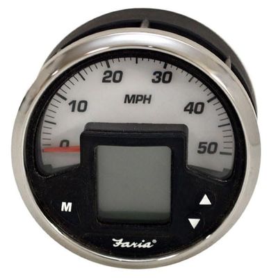 Faria Boat Speedometer Gauge IG1132B | Mercury Smartcraft 50 MPH