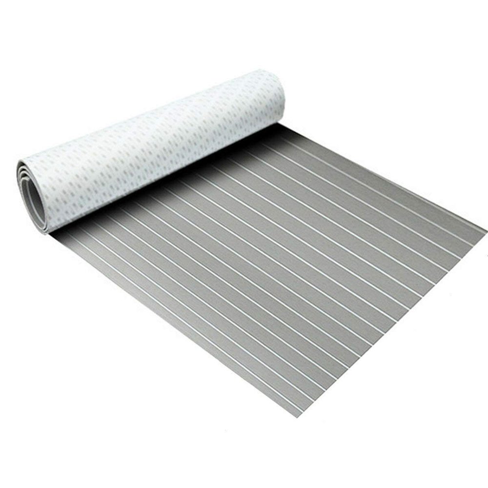 600x2400x6.5mm Marine Flooring Faux Teak EVA Foam Boat Decking Sheet
