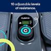 Cubii GO Under Desk Elliptical Bike, Portable Low Impact Leg Exerciser for Home and Office | Compact Exercise Machine with 10 Resistance Levels, LCD Display & App Tracking view 2