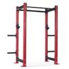 Titan Fitness X-3 Series 80" Red Bolt-Down Power Rack, 24" Depth, Rackable 1650 LB Cage, 1.25" and 2" Pull Up Bars, Standard J-Hooks, Weight Plate Holders, Weightlifting and Strength Training view 1