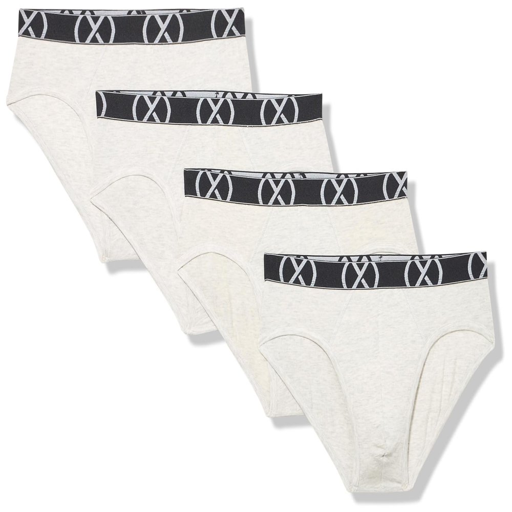 2(X)IST Men's (X) Modal 4-Pack No Show Brief