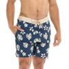 Eidon Young Men's Pareo Magic 15 Inch Length Boardshort Swim Trunk Midnight Blue view 1