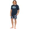 Eidon Young Men's Pareo Magic 15 Inch Length Boardshort Swim Trunk Midnight Blue view 3