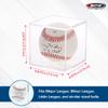 BCW Baseball Showcase | UV Protected | Fits MLB, Minor League, Little League Baseballs | Clear Display Case for Autographed Baseball | Easy Assembly - Home, Office, Sports Memorabilia (4 Pack) view 4