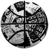 AND1 Street Art 27.5 Basketball : Youth Sized Rubber Streetball for Indoor and Outdoor Use, Deep Channel Construction and Durability, Ideal for Boys and Girls Ages 9-11, Includes 10 Pump view 2