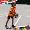 AND1 Street Art 27.5 Basketball : Youth Sized Rubber Streetball for Indoor and Outdoor Use, Deep Channel Construction and Durability, Ideal for Boys and Girls Ages 9-11, Includes 10 Pump view 3