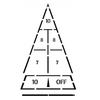 2 Pack Shuffleboard Stencil DIY Kit Pavement Stencil for Hard Surfaces and Blacktops .060" Reusable Easy to Clean and Store Four Piece Template for Schools and Playgrounds by Marketing Holders view 1