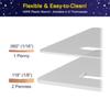 2 Pack Shuffleboard Stencil DIY Kit Pavement Stencil for Hard Surfaces and Blacktops .060" Reusable Easy to Clean and Store Four Piece Template for Schools and Playgrounds by Marketing Holders view 3