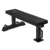 Titan Fitness Elite Series Single Post Flat Bench, Rated 1,000 LB, Black Finish, 2.5" Thick HeftyGrip Vinyl Pad, Dedicated Home Gym Competition Weightlifting & Strength Training Utility Bench view 1