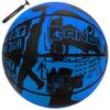 AND1 Street Art 27.5 Basketball : Youth Sized Rubber Streetball for Indoor and Outdoor Use, Deep Channel Construction and Durability, Ideal for Boys and Girls Ages 9-11, Includes 10 Pump view 1