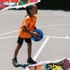 AND1 Street Art 27.5 Basketball : Youth Sized Rubber Streetball for Indoor and Outdoor Use, Deep Channel Construction and Durability, Ideal for Boys and Girls Ages 9-11, Includes 10 Pump view 3