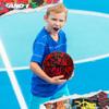 AND1 Fantom Graffiti 27.5 Rubber Basketball : Youth Sized Streetball for Indoor and Outdoor Use, Deep Channel Construction and Durability, Includes 10 Pump view 4