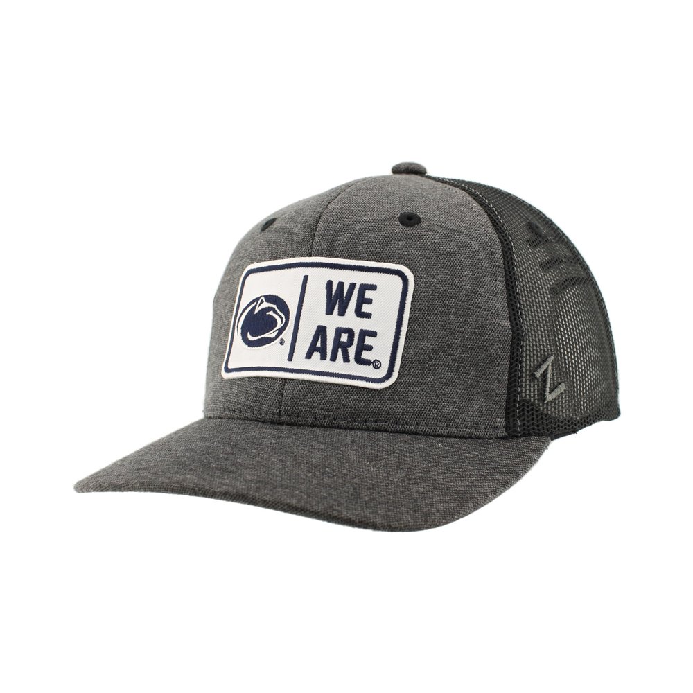 ZHATS Standard NCAA Officially Licensed Trucker Hat Carson Patch Defer Black, One Size