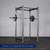 Titan Fitness X-3 Series 80" Silver Bolt-Down Power Rack, 24" Depth, Rackable 1650 LB Cage, 1.25" and 2" Pull Up Bars, Standard J-Hooks, Weight Plate Holders, Weightlifting and Strength Training view 4