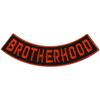 Hot Leathers Brotherhood 4 X 1 Bottom Rocker Patch PPM5116-4 Width x 1 Height Inches view 1