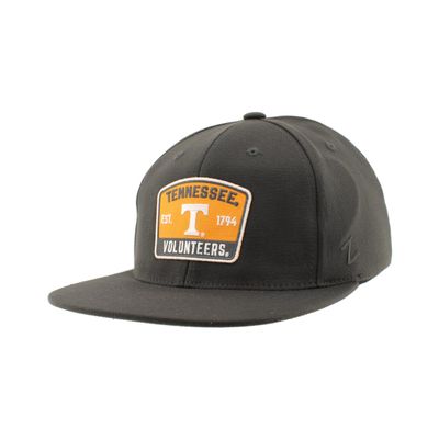 Tennessee Volunteers NCAA Officially Licensed Fitted Hat M15Z Switchback Charcoal, Large