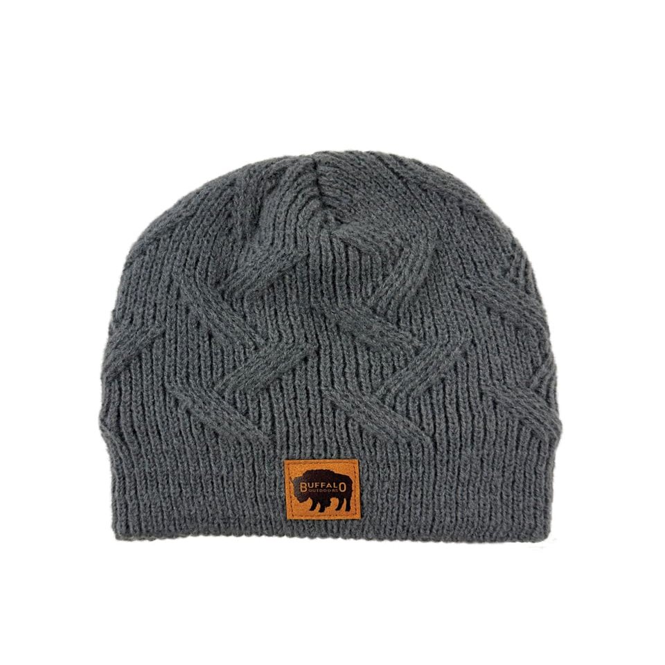 Buffalo Outdoors Workwear Women's Cable Knit Hat (US, Alpha, One Size, Slate Grey)