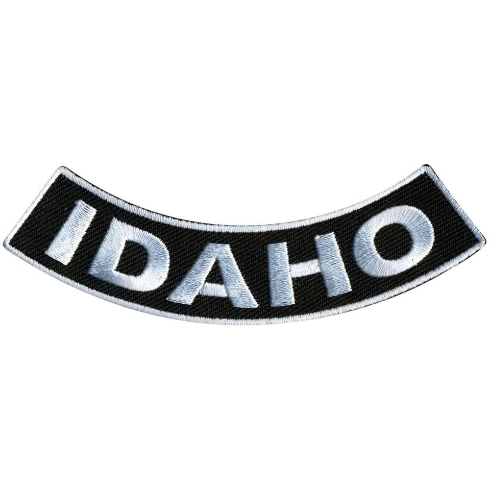 Hot Leathers Idaho 4 X 1 Bottom Rocker Patch PPM5024-4 Width x 1 Height Inches