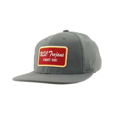 ZHATS Standard NCAA Officially Licensed Fitted Hat M15Z Brick Gray, Grey, Large