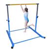 Athletic Bar Gymnastics Bar for Home, Height Adjustable 5 FT Professional Gymnastics Bar for Kids and Teens, Junior Home Gym Equipment Girls & Boys Kip Bar Gymnastic Training Horizontal Bar (Blue) view 2