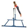 Athletic Bar Gymnastics Bar for Home, Height Adjustable 5 FT Professional Gymnastics Bar for Kids and Teens, Junior Home Gym Equipment Girls & Boys Kip Bar Gymnastic Training Horizontal Bar (Blue) view 3