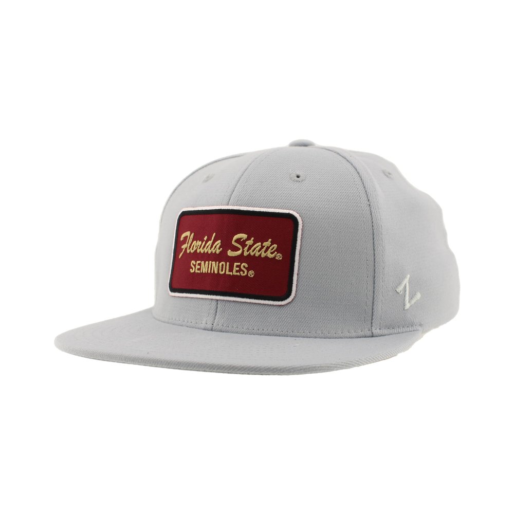 ZHATS Standard NCAA Officially Licensed Fitted Hat M15Z Brick Light Gray, Grey, Large