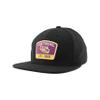 LSU Tigers NCAA Officially Licensed Fitted Hat M15Z Switchback Black, Large view 1