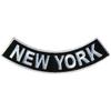 Hot Leathers New York 4 X 1 Bottom Rocker Patch PPM5064-4 Width x 1 Height Inches view 1