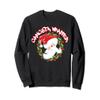 Gangsta Wrapper Gangster Wrapper Santa Ugly Funny Christmas Sweatshirt view 1
