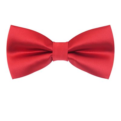 Luckyvestir Men's Bow Ties, Pre-Tied Bowtie Adjustable Red Mens Tie for Wedding Party Graduation Banquet Gifts
