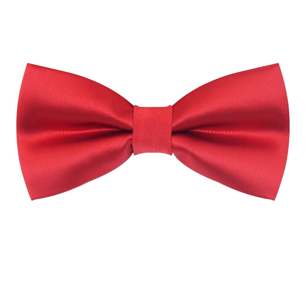 Luckyvestir Men's Bow Ties, Pre-Tied Bowtie Adjustable Red Mens Tie for Wedding Party Graduation Banquet Gifts