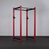 Titan Fitness X-3 Series 80" Red Bolt-Down Power Rack, 36" Depth, Rackable 1650 LB Cage, 1.25" and 2" Pull Up Bars, Standard J-Hooks, Weightlifting and Strength Training view 2