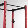 Titan Fitness X-3 Series 80" Red Bolt-Down Power Rack, 36" Depth, Rackable 1650 LB Cage, 1.25" and 2" Pull Up Bars, Standard J-Hooks, Weightlifting and Strength Training view 3