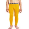 DEVOROPA Boys Leggings Quick Dry Youth Compression Pants Sports Tights Basketball Base Layer Gold XL view 2