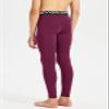DEVOROPA Boys Leggings Quick Dry Youth Compression Pants Sports Tights Basketball Base Layer Maroon XL view 3