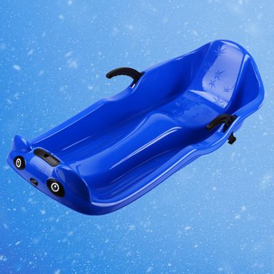 TUOYIBO Snow Sledge Kids Double,Snow Sledge with Backrest,Plastic Snow Sled,Plastic Sleds for Sand,Snow Sledge Board