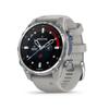Garmin Descent Mk3 Dive Computer and Multisport Smartwatch with AMOLED Display with Advanced Dive Modes and GPS Navigation (43mm, Stainless Steel with Fog Gray Silicone Band) view 1