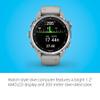 Garmin Descent Mk3 Dive Computer and Multisport Smartwatch with AMOLED Display with Advanced Dive Modes and GPS Navigation (43mm, Stainless Steel with Fog Gray Silicone Band) view 3