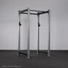 Titan Fitness X-3 Series 80" Silver Bolt-Down Power Rack, 36" Depth, Rackable 1650 LB Cage, 1.25" and 2" Pull Up Bars, Standard J-Hooks, Weight Plate Holders, Weightlifting and Strength Training view 3