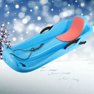 Frost-Resistant and Wear-Resistant Sledges, Two-Person Padded Sledges, Sledges with Backrests, Two-Handle Children's Sledges