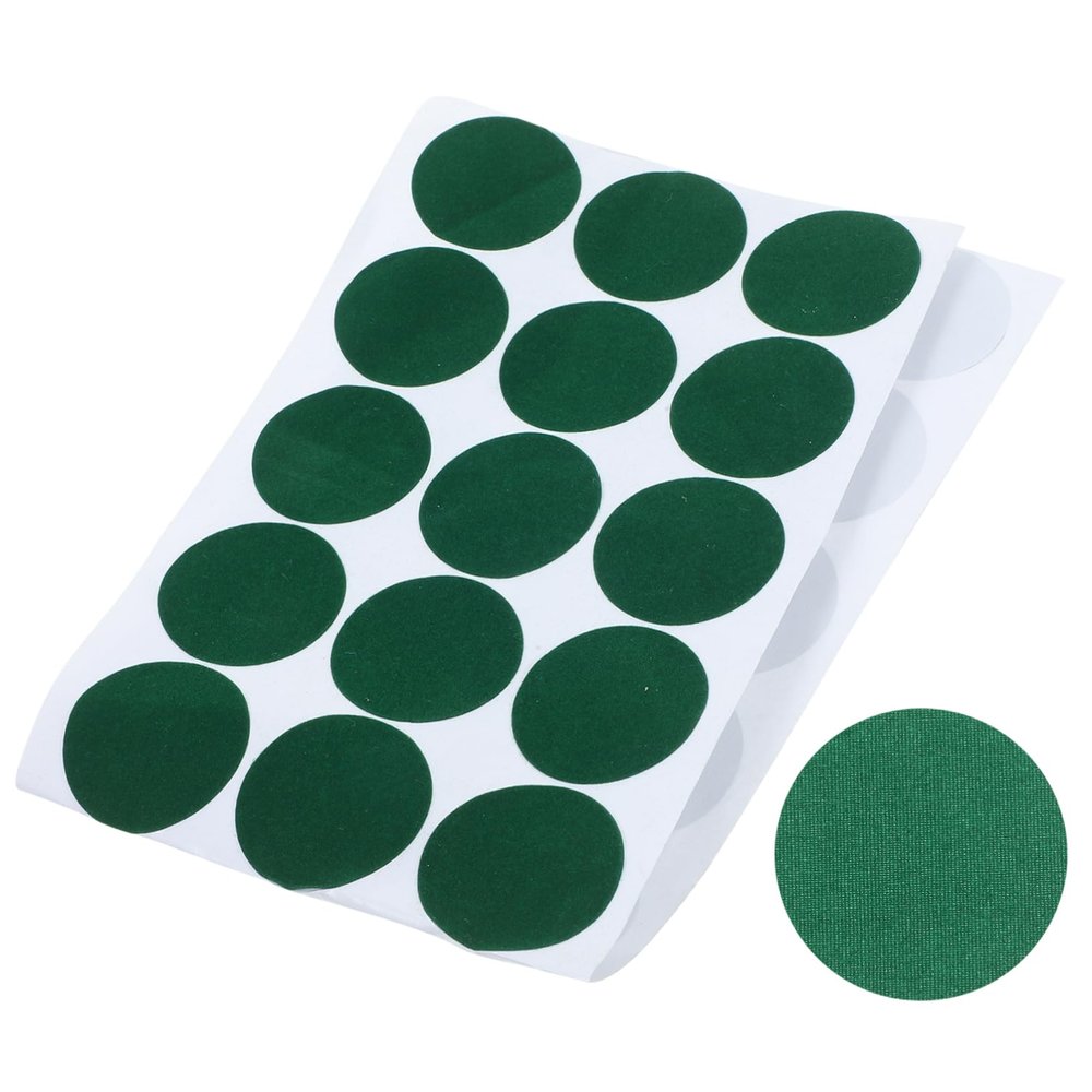 BESPORTBLE 1 Sheet Tablecloth Repair Stickers Pool Table Spot Table Cloth Spots Billiard Ball Dots Billiard Ball Stickers Snooker Marking Dot Snooker Marker Dots Billiards Dot Stickers