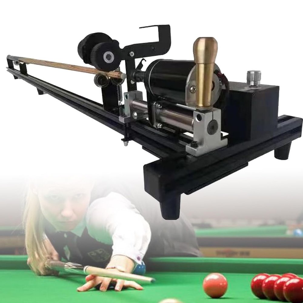 Pool Balls Set,7-in-1 Snooker Cue Stick Repairer, Multifunctional Billiard Cue Repairing Machine, Snooker Cue Repair Kit, for Billiard Cue Tip Clamp Repairing