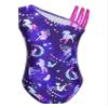 Yruioon Girls Sleeveless Gymnastics Ballet Dance Leotard Sparkly One-piece Athletic Bodysuit Unitard Activewear Navy 14 Years view 2